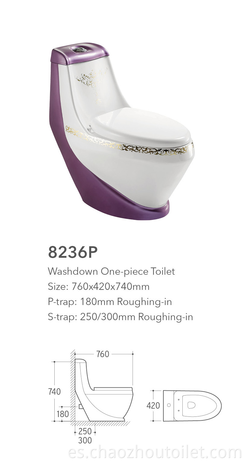 8236p One Piece Toilet